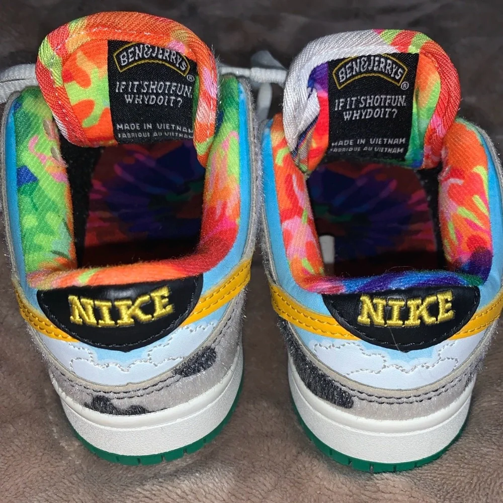 Ben & Jerry's x Nike Dunk Low SB 'Chunky Dunky' SIZE 11C Pre-Schooler - Picture 4 of 7